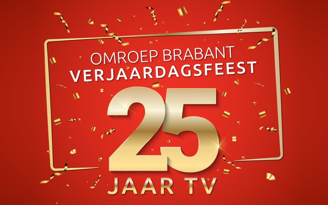 Omroep Brabant viert verjaardag met feest in Moergestel met OG3NE en Jan Biggel