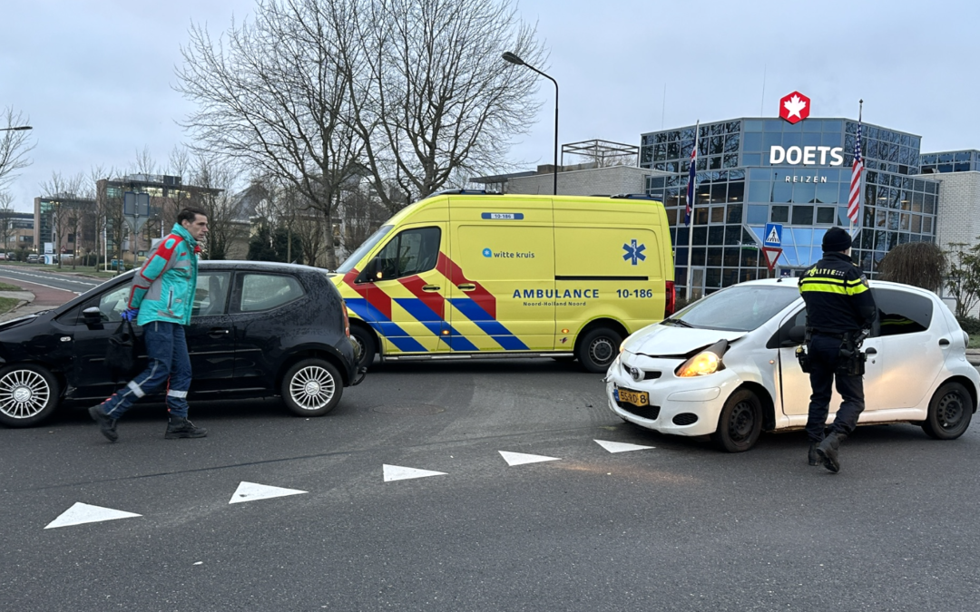 Wederom botsing op Jan Duikerweg in Heerhugowaard