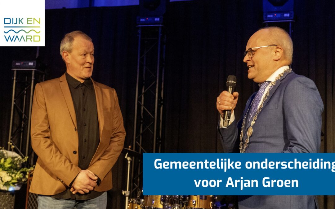 Gemeentelijke onderscheiding voor Arjan Groen