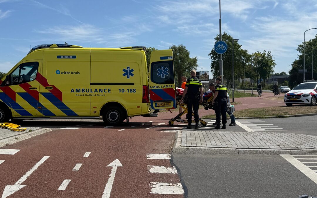 Man flink gewond na kleine aanrijding Broek op Langedijk