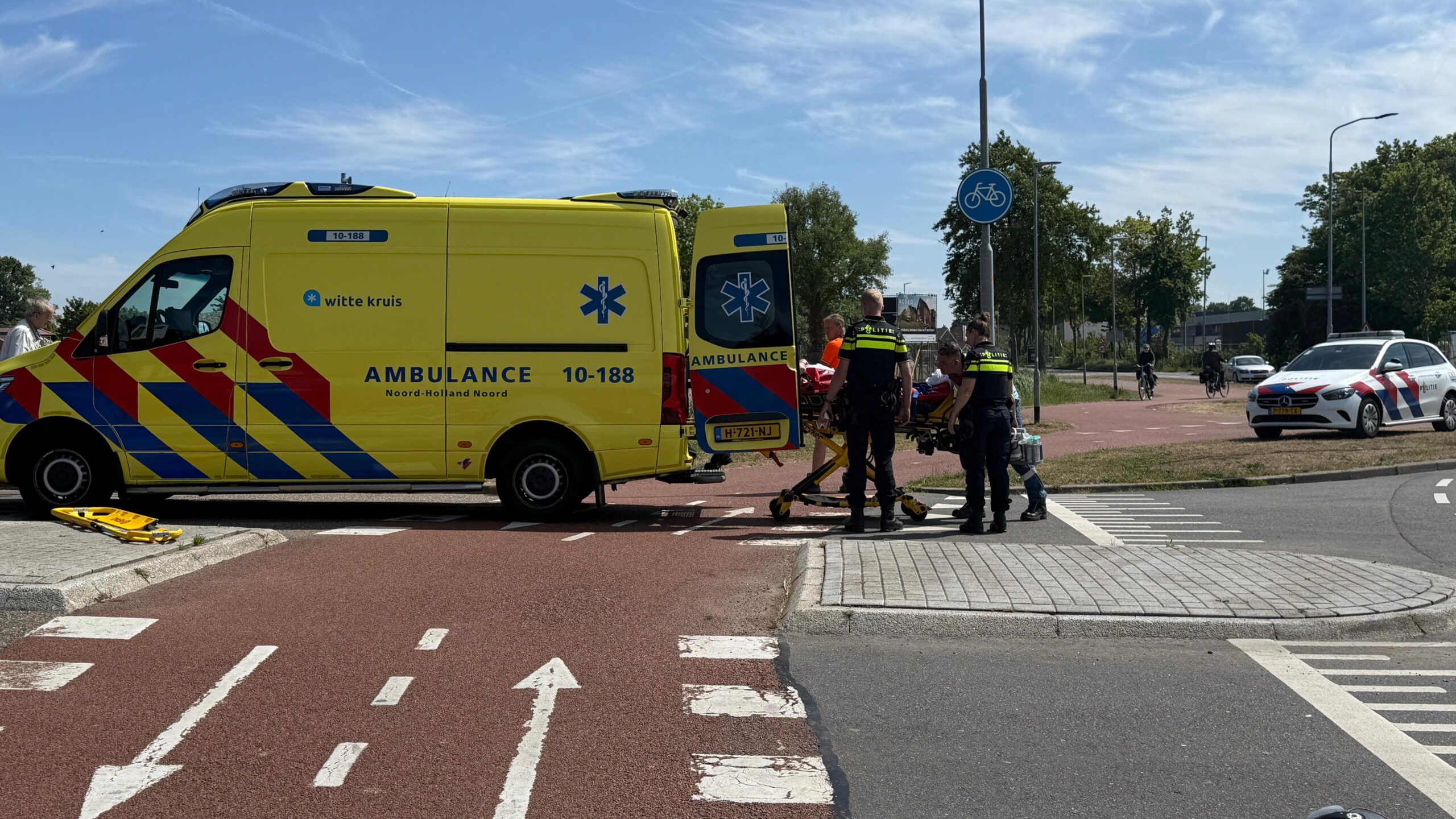 Man flink gewond na kleine aanrijding Broek op Langedijk